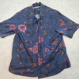 Mossimo Supply Co XXLT Shirt Hawaiian Short Sleeve Mens